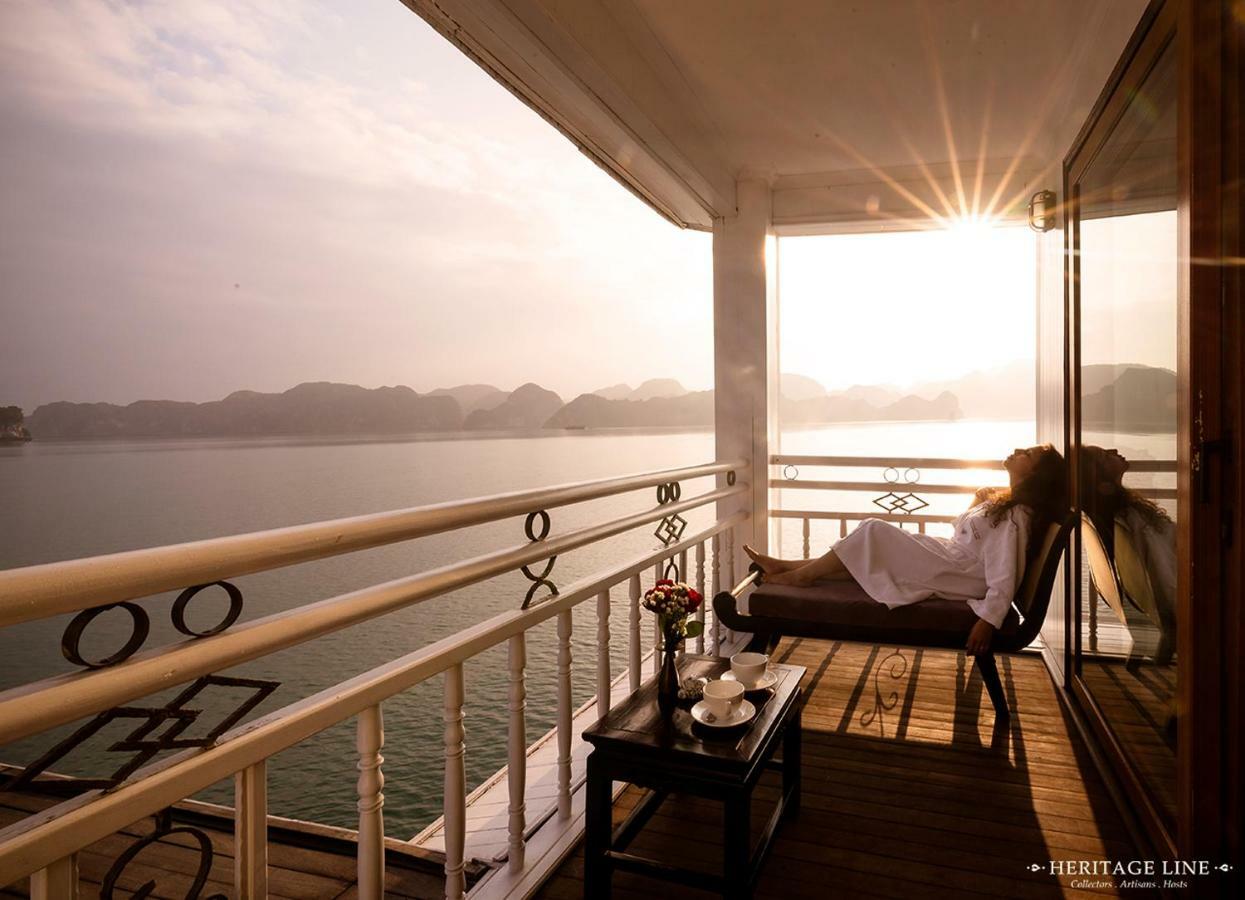 Heritage Line Violet Cruise - Halong Bay & Lan Ha Bay ハロン エクステリア 写真